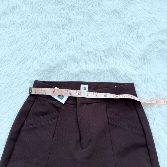 Women GAP Skinny High Rise Ankle Pants in Red Radish Size 00R - Picture 4 of 13